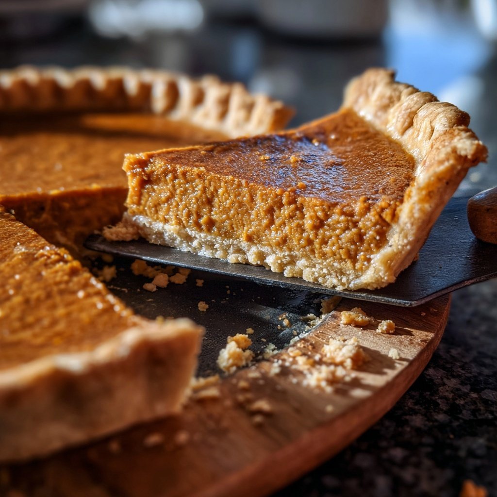 Festive Spiced Pumpkin Pie