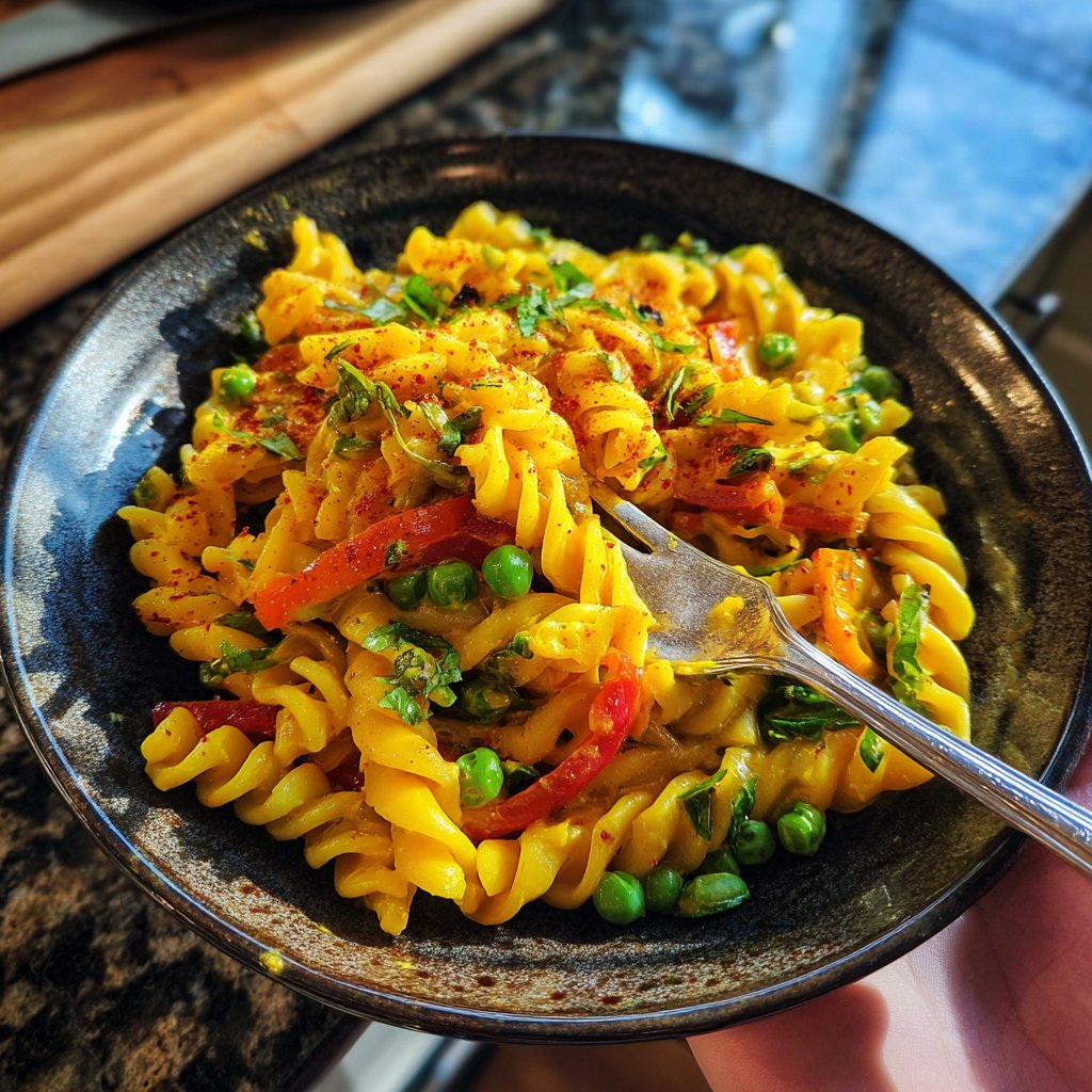 Saffron Infused Pasta Primavera