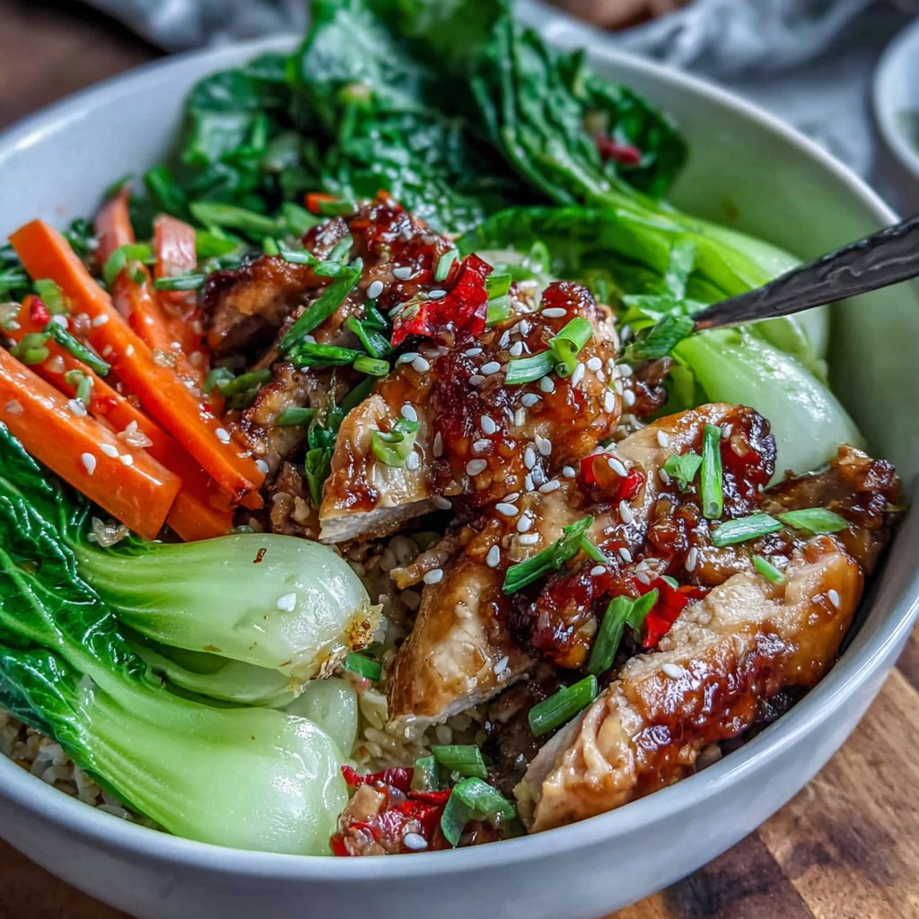 Sesame Ginger Chicken Bowl