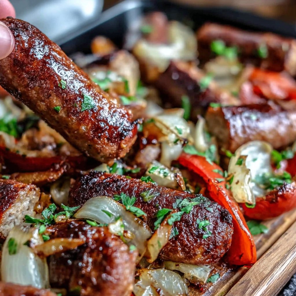 Sheet Pan Sausage and Veggies