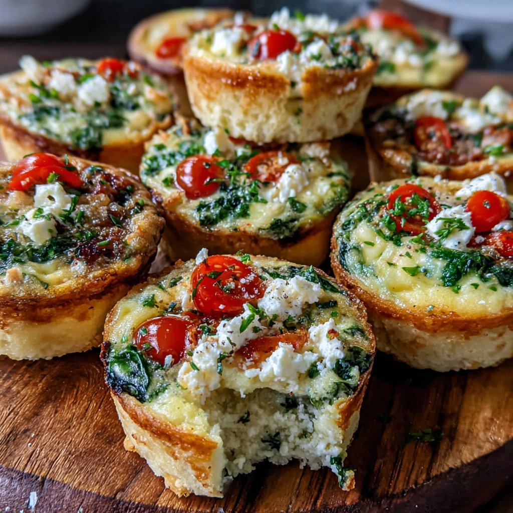Mini Veggie Quiche Lunch Bites