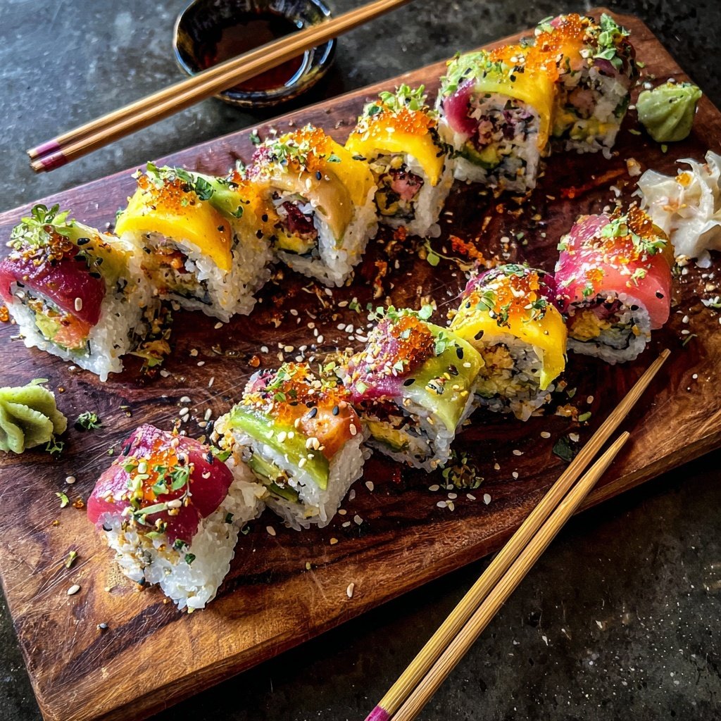 Global Japanese Sushi Rolls