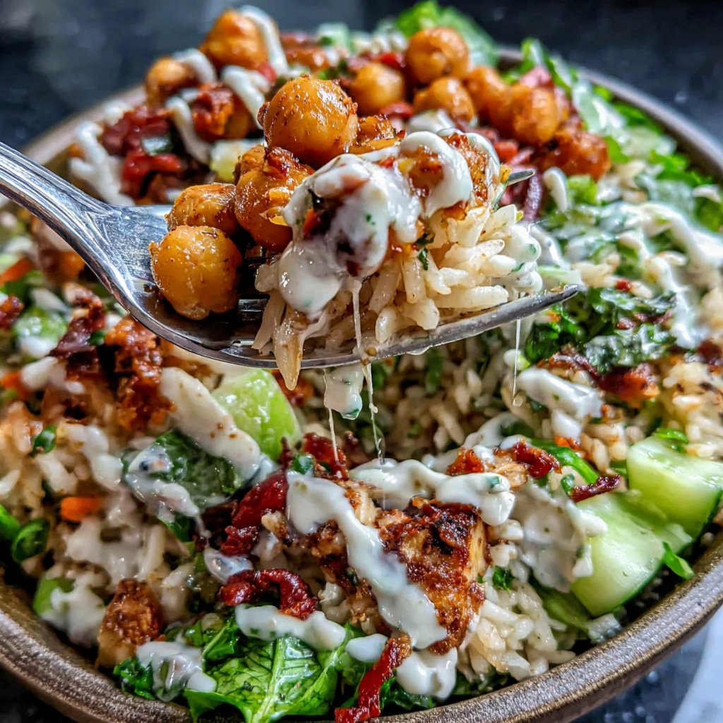Chickpea Shawarma Rice Bowl